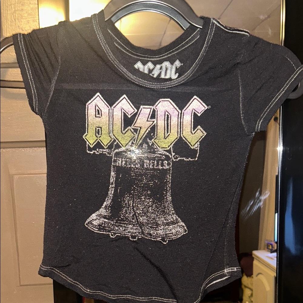 AC/DC Black Kids T-Shirt; 2T